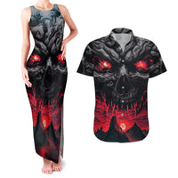 Time To Unleash Alittle Hell!! Couples Matching Tank Maxi Dress and Hawaiian Shirt - Wonder Print Shop