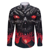 Time To Unleash Alittle Hell!! Family Matching Off Shoulder Long Sleeve Dress and Hawaiian Shirt - Wonder Print Shop