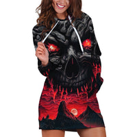 Time To Unleash Alittle Hell!! Hoodie Dress - Wonder Print Shop