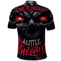 Time To Unleash Alittle Hell!! Polo Shirt - Wonder Print Shop