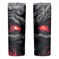 Time To Unleash Alittle Hell!! Skinny Tumbler - Wonder Print Shop