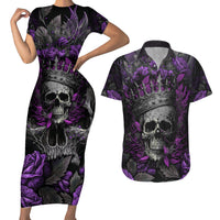 I am a Haunt Mess Couples Matching Short Sleeve Bodycon Dress and Hawaiian Shirt - Wonder Print Shop