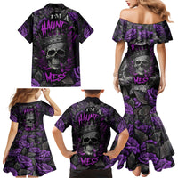 I am a Haunt Mess Family Matching Mermaid Dress and Hawaiian Shirt - Wonder Print Shop