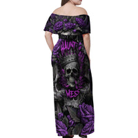I am a Haunt Mess Family Matching Off Shoulder Maxi Dress and Hawaiian Shirt - Wonder Print Shop