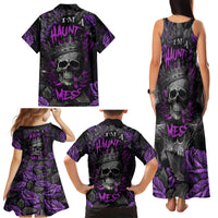 I am a Haunt Mess Family Matching Tank Maxi Dress and Hawaiian Shirt - Wonder Print Shop