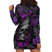I am a Haunt Mess Hoodie Dress - Wonder Print Shop