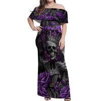 I am a Haunt Mess Off Shoulder Maxi Dress - Wonder Print Shop