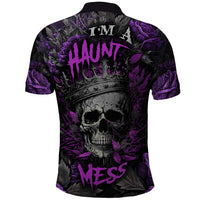 I am a Haunt Mess Polo Shirt - Wonder Print Shop