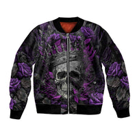 I am a Haunt Mess Sleeve Zip Bomber Jacket - Wonder Print Shop