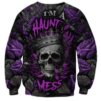 I am a Haunt Mess Sweatshirt - Wonder Print Shop