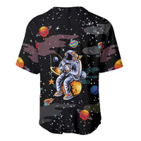 Funny Astronaut Fishing In Space Christmas Baseball Jersey Xmas Holiday Patterns - Wonder Print Shop