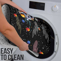 Funny Astronaut Fishing In Space Christmas Bathroom Set Xmas Holiday Patterns - Wonder Print Shop