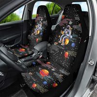 Funny Astronaut Fishing In Space Christmas Car Seat Cover Xmas Holiday Patterns - Wonder Print Shop