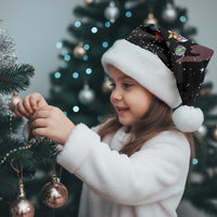 Funny Astronaut Fishing In Space Christmas Santa Hat Xmas Holiday Patterns - Wonder Print Shop