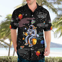 Funny Astronaut Fishing In Space Christmas Hawaiian Shirt Xmas Holiday Patterns - Wonder Print Shop