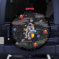 Funny Astronaut Fishing In Space Christmas Spare Tire Cover Xmas Holiday Patterns - Wonder Print Shop