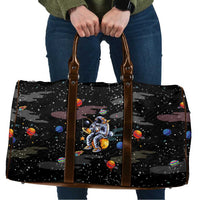 Funny Astronaut Fishing In Space Christmas Travel Bag Xmas Holiday Patterns - Wonder Print Shop