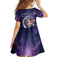 Funny Astronauts Sit On Flamingo Christmas Family Matching Mermaid Dress and Hawaiian Shirt Xmas Holiday Patterns - Wonder Print Shop