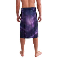 Funny Astronauts Sit On Flamingo Christmas Lavalava Xmas Holiday Patterns - Wonder Print Shop