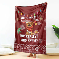 Chihuahua Attitude Christmas Blanket Xmas Holiday Patterns - Wonder Print Shop
