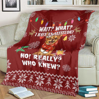Chihuahua Attitude Christmas Blanket Xmas Holiday Patterns - Wonder Print Shop