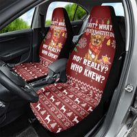 Chihuahua Attitude Christmas Car Seat Cover Xmas Holiday Patterns - Wonder Print Shop