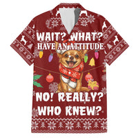 Chihuahua Attitude Christmas Hawaiian Shirt Xmas Holiday Patterns - Wonder Print Shop