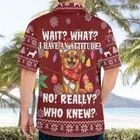 Chihuahua Attitude Christmas Hawaiian Shirt Xmas Holiday Patterns - Wonder Print Shop