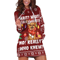 Chihuahua Attitude Christmas Hoodie Dress Xmas Holiday Patterns - Wonder Print Shop