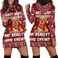 Chihuahua Attitude Christmas Hoodie Dress Xmas Holiday Patterns - Wonder Print Shop