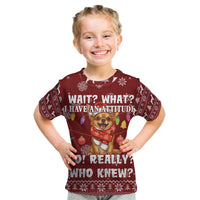 Chihuahua Attitude Christmas Kid T Shirt Xmas Holiday Patterns - Wonder Print Shop