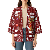 Chihuahua Attitude Christmas Kimono Xmas Holiday Patterns - Wonder Print Shop