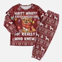 Chihuahua Attitude Christmas Pajama Set Xmas Holiday Patterns - Wonder Print Shop
