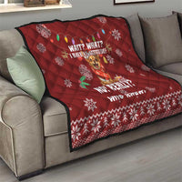 Chihuahua Attitude Christmas Quilt Xmas Holiday Patterns - Wonder Print Shop