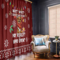 Chihuahua Attitude Christmas Window Curtain Xmas Holiday Patterns - Wonder Print Shop