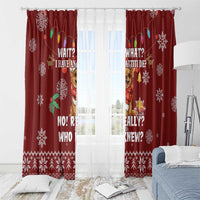 Chihuahua Attitude Christmas Window Curtain Xmas Holiday Patterns - Wonder Print Shop
