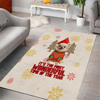 Chihuahua The Most Beautiful Time Xmas Christmas Area Rug Xmas Holiday Patterns - Wonder Print Shop