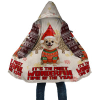 Chihuahua The Most Beautiful Time Xmas Christmas Cloak Xmas Holiday Patterns - Wonder Print Shop