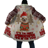 Chihuahua The Most Beautiful Time Xmas Christmas Cloak Xmas Holiday Patterns - Wonder Print Shop