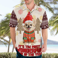 Chihuahua The Most Beautiful Time Xmas Christmas Hawaiian Shirt Xmas Holiday Patterns - Wonder Print Shop
