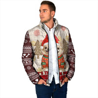 Chihuahua The Most Beautiful Time Xmas Christmas Padded Jacket Xmas Holiday Patterns - Wonder Print Shop