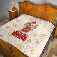 Chihuahua The Most Beautiful Time Xmas Christmas Quilt Xmas Holiday Patterns - Wonder Print Shop