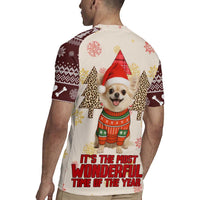 Chihuahua The Most Beautiful Time Xmas Christmas Rugby Jersey Xmas Holiday Patterns - Wonder Print Shop