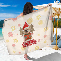 Chihuahua The Most Beautiful Time Xmas Christmas Sarong Xmas Holiday Patterns - Wonder Print Shop