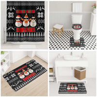 Chillin With My Snowmies Christmas Bathroom Set Xmas Holiday Patterns - Wonder Print Shop