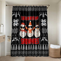 Chillin With My Snowmies Christmas Bathroom Set Xmas Holiday Patterns - Wonder Print Shop