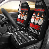 Chillin With My Snowmies Christmas Car Seat Cover Xmas Holiday Patterns - Wonder Print Shop