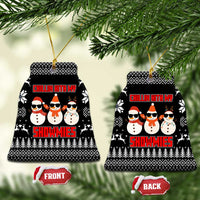 Chillin With My Snowmies Christmas Ceramic Ornament Xmas Holiday Patterns - Wonder Print Shop