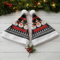 Chillin With My Snowmies Christmas Santa Hat Xmas Holiday Patterns - Wonder Print Shop