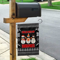Chillin With My Snowmies Christmas Garden Flag Xmas Holiday Patterns - Wonder Print Shop